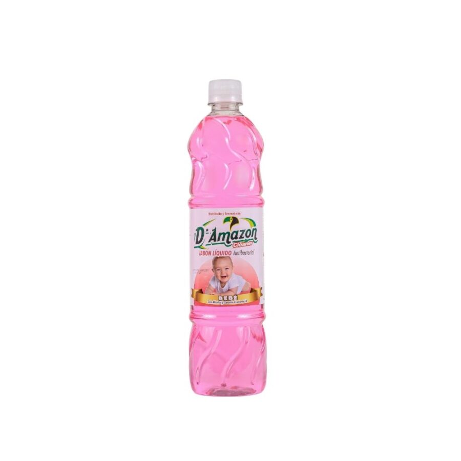 Jabón líquido antibacterial aroma bebe 900ml
