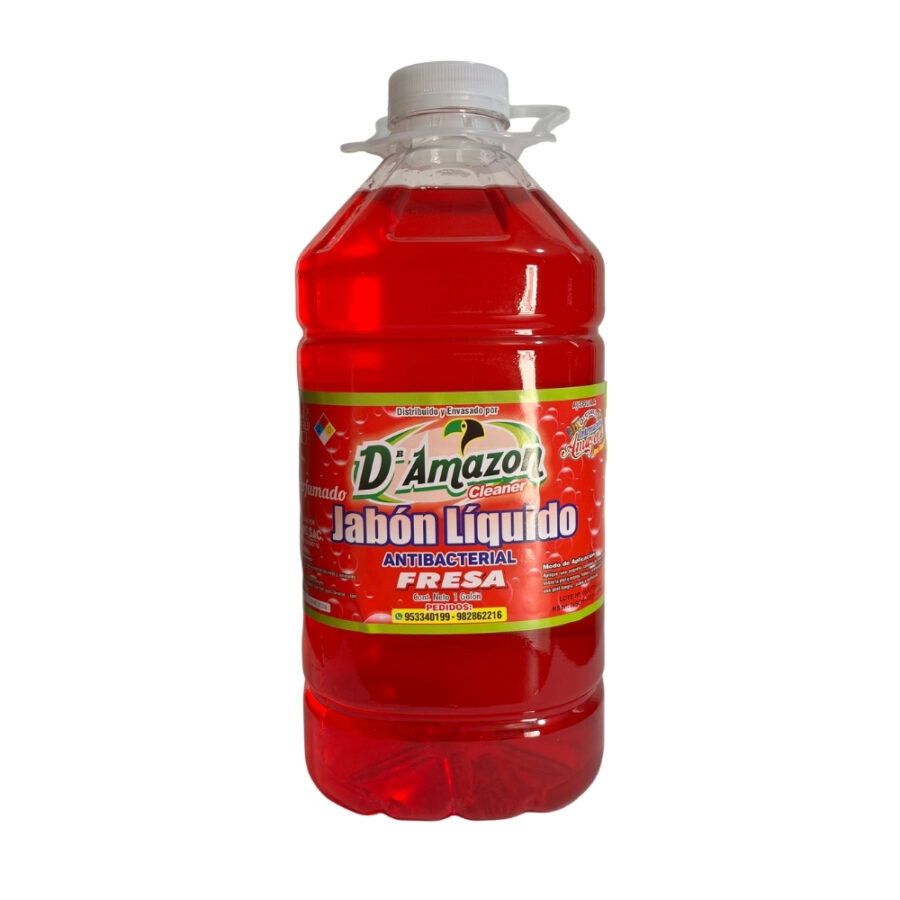 Jabón líquido económico aroma fresa 1gl