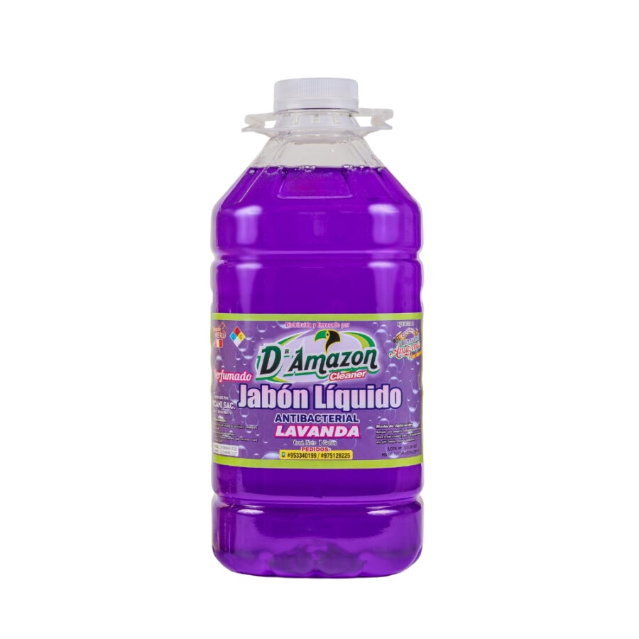Jabón líquido económico aroma lavanda 1gl