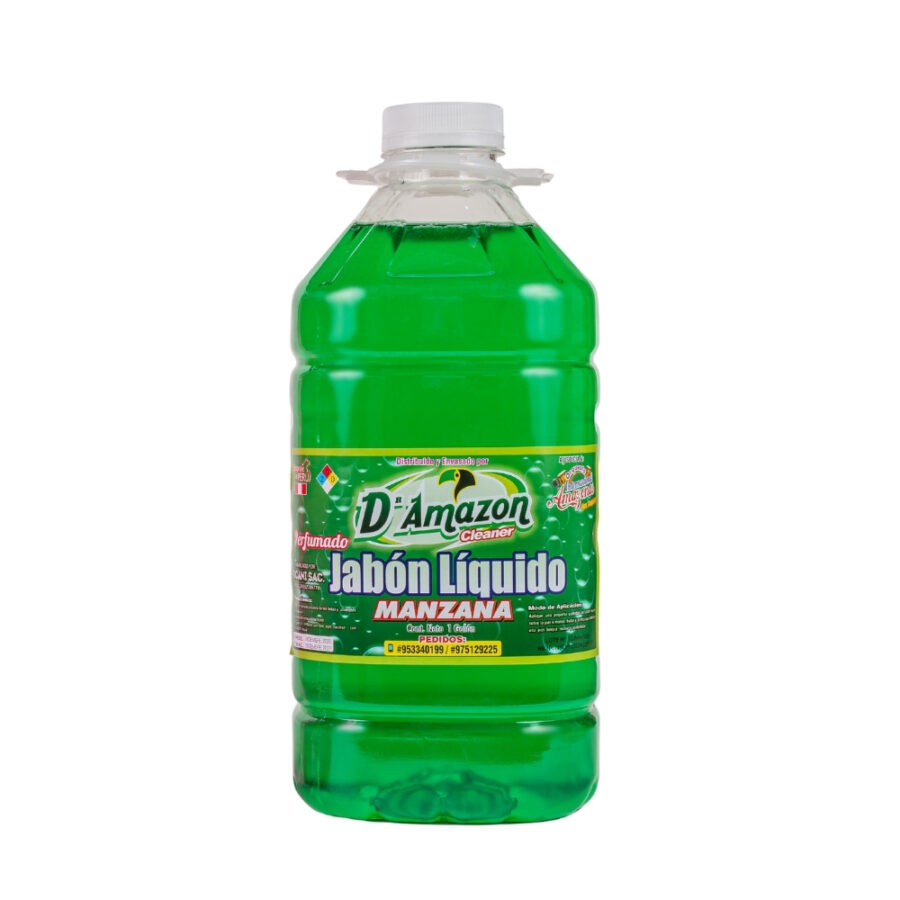 Jabón líquido económico aroma manzana 1gl