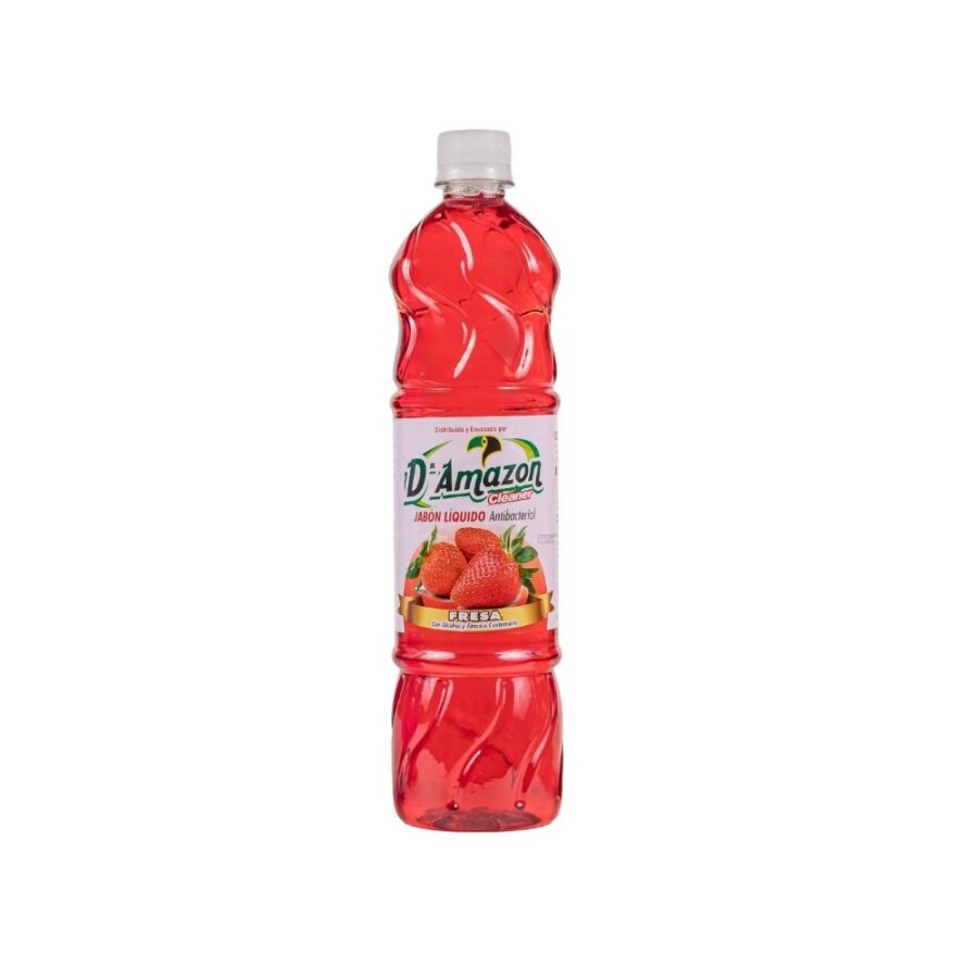Jabón líquido antibacterial aroma fresa 900ml