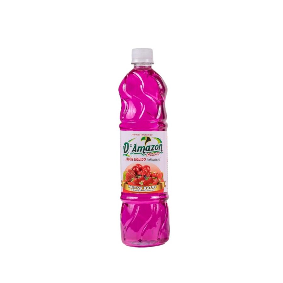 Jabón líquido antibacterial aroma frutos rojos 900ml