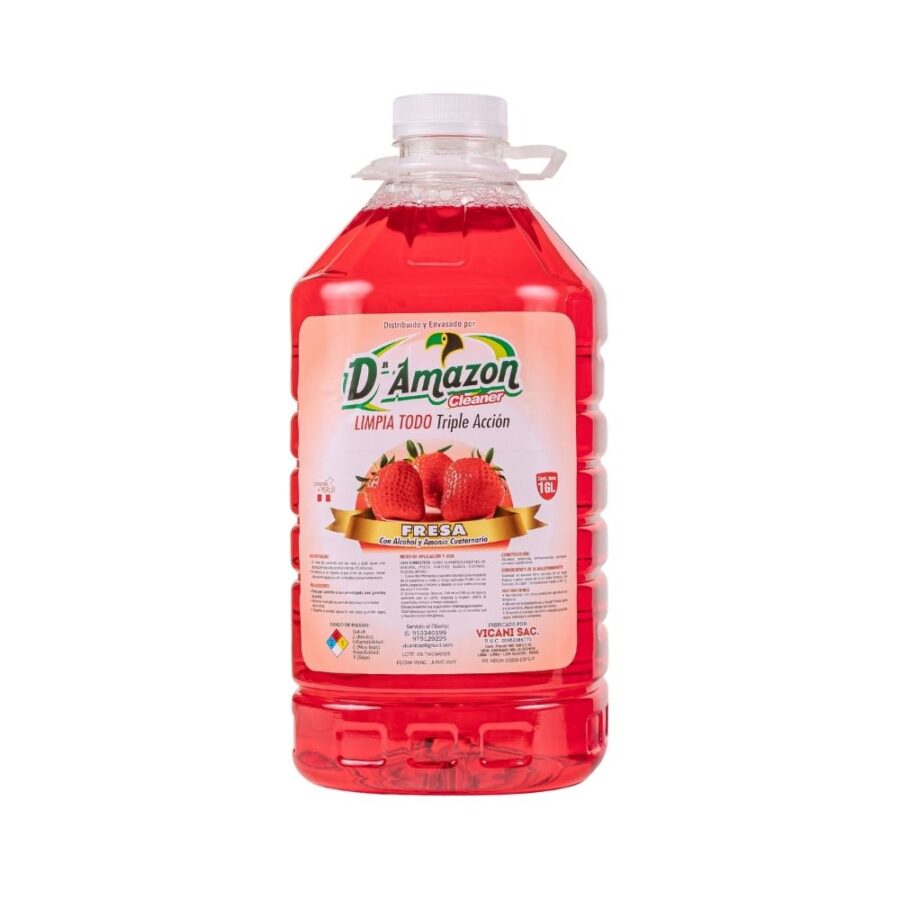 Limpiatodo aroma fresa 1gl