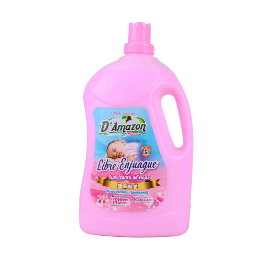 Suavizante para ropa libre enjuague aroma bebe 1gl