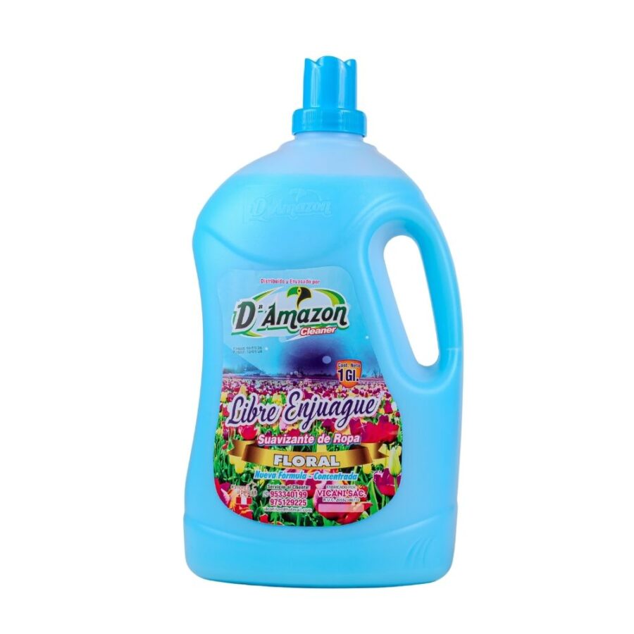 Suavizante para ropa libre enjuague aroma floral 1gl