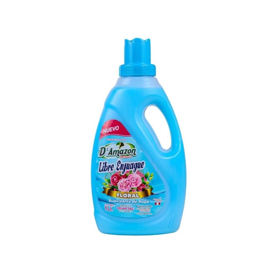 Suavizante para ropa libre enjuague aroma floral 1lt