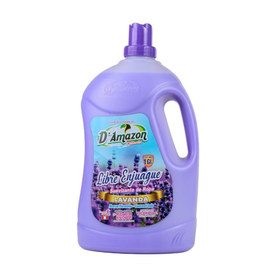 Suavizante para ropa libre enjuague aroma lavanda 1gl