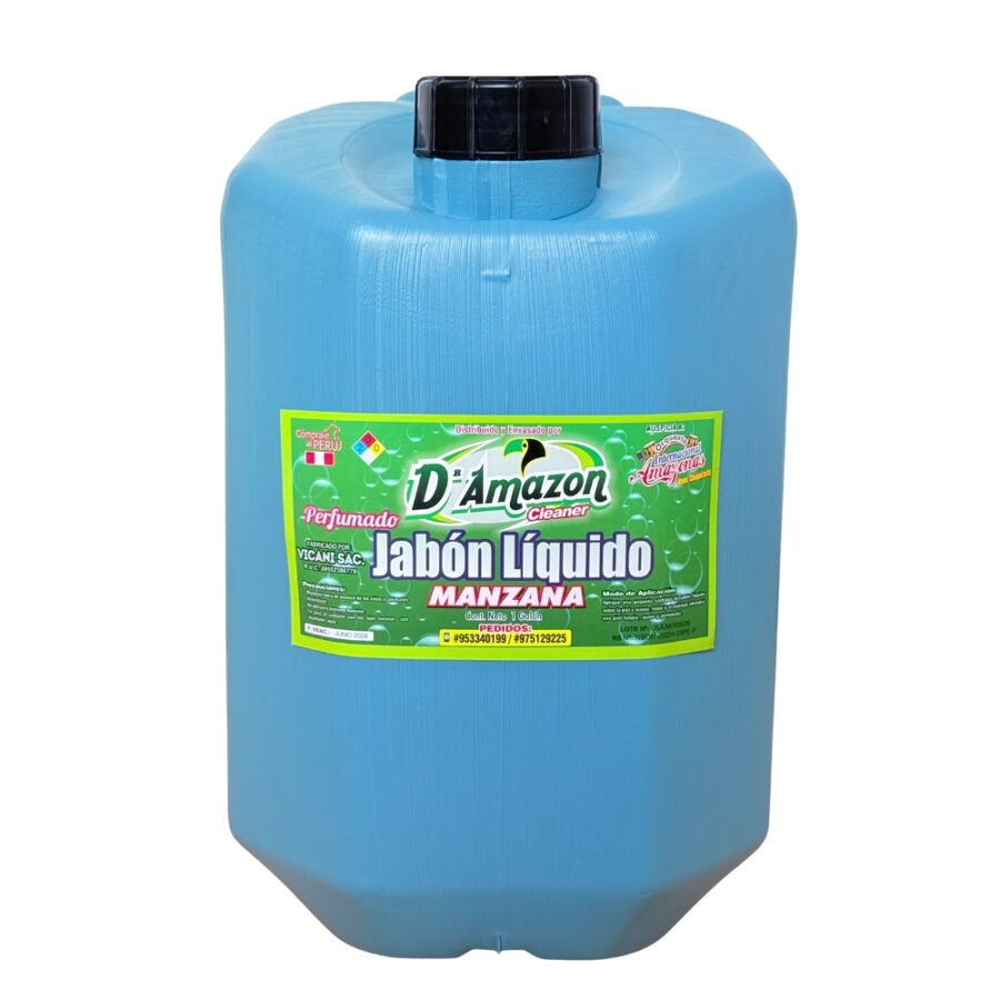 Jabón líquido económico aroma manzana bidón