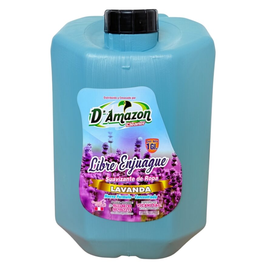Suavizante para ropa libre enjuague aroma lavanda bidón